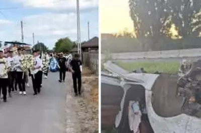 Imaginile care îți sfâșie inima! Tânărul de 19 ani care a murit în accidentul din Brăila, condus pe ultimul drum