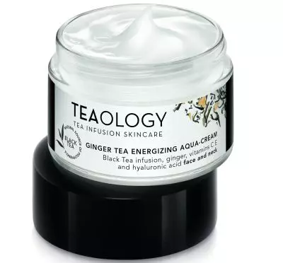 Cremă energizantă pentru față și gât, Teaology, Ginger Tea Energizing Aqua-Cream, preț: 175 lei, disponibilă Douglas