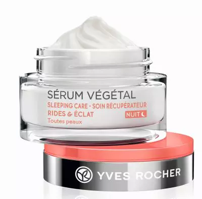 Cremă de noapte reparatoare anti-rid și luminozitate, Yves Rocher, Sérum Végétal, preț: 80 lei