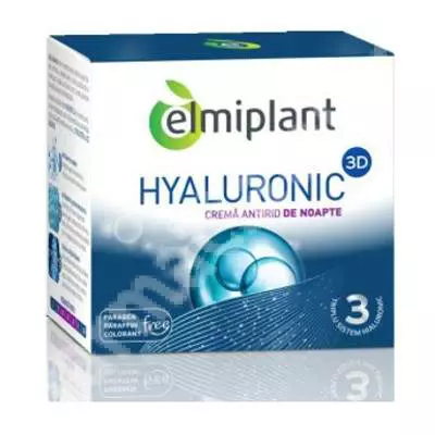 Elmiplant Hyaluronic 3D cremă antirid de zi