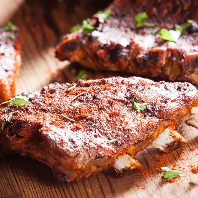 Scaricica de porc marinata la gratar