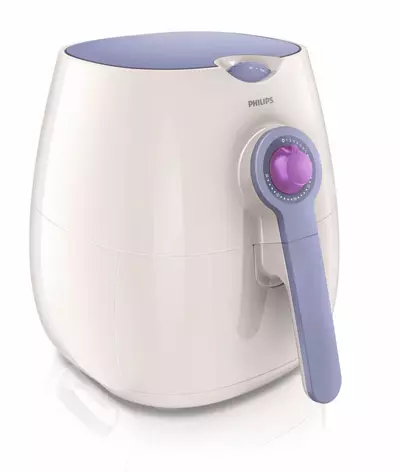 Tratati familia cu mancarurile preferate şi preparati mese mai sanatoase şi mai gustoase cu un minim de efort, datorita noului Philips AirFryer, o revolutie in gatitul acasa, care utilizeaza ulei putin sau deloc pentru prajit . AirFryer utilizeaza tehnologia patentata Rapid Air, pentru a circula aerul fierbinte in jurul unui grilaj, pentru a crea mancaruri delicioase cu pana la 80% mai putina grasime . Indiferent daca este vorba de cartofi prajiti perfecti, bucati de pui crocante, peşte rumenit uşor sau pateuri aurii, alimentele sunt preparate şi prajite la perfectie. Deoarece AirFryer nu necesita o perioada de incalzire, cartofii sunt gata in doar 12 minute.