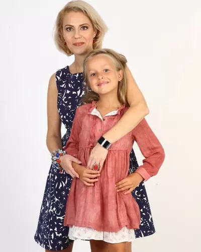 Raluca Moianu şi fiica ei, Mara Ilinca