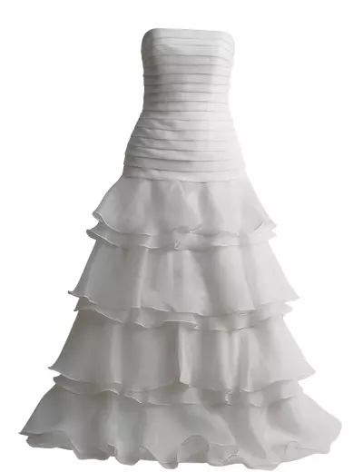 Rochie din matase cu aplicatii din cristale Swarovski, Rosa Clará, 1.337,70 euro