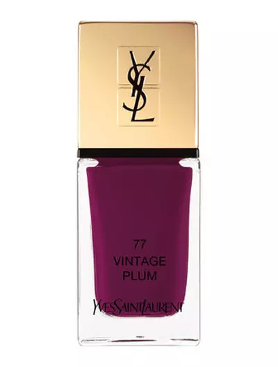 Lac de unghii La Laque Couture, YSL, nuanta Vintage Plum, 115 lei