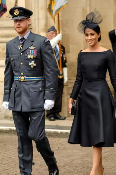 London, UK. 10th July, 2018. Prince Harry, The Duke of Sussex and Meghan, Duchess of Sussex departs a service to mark the centenary of the Royal Air Force on Tuesday 10 July 2018 held at Westminster Abbey , London. Pictured: Prince Harry, The Duke of Suss