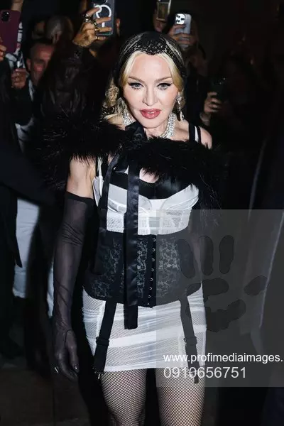 Milan, Madonna at the Dolce & Gabbana Fashion Show Party - Celebrity Sightings During Milan Women's Fashion Week: Spring/Summer 2025
