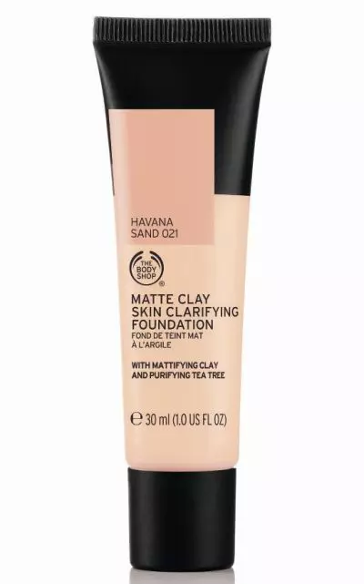Fond de ten, The Body Shop,  Matte Clay Skin Clarifying Foundation, preț: 63 lei