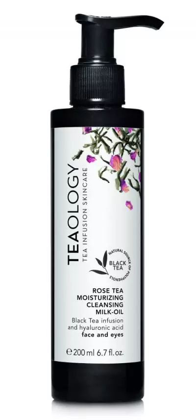 Ulei-lapte demachiant, Teaology, Rose Tea Moisturizing Cleansing Milk-Oil, preț: 103 lei, disponibil Douglas