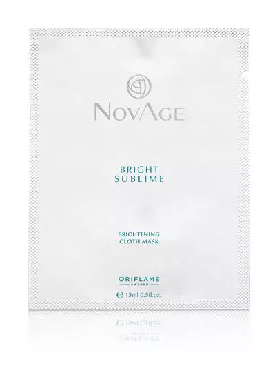 Masca cu efect de iluminare NovAge Bright Sublime, Oriflame, 19,90 lei.