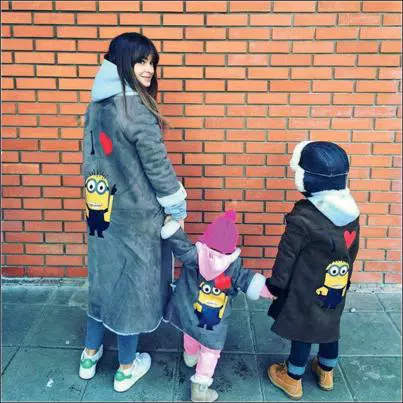 Miroslva Duma, impreuna cu copiii ei