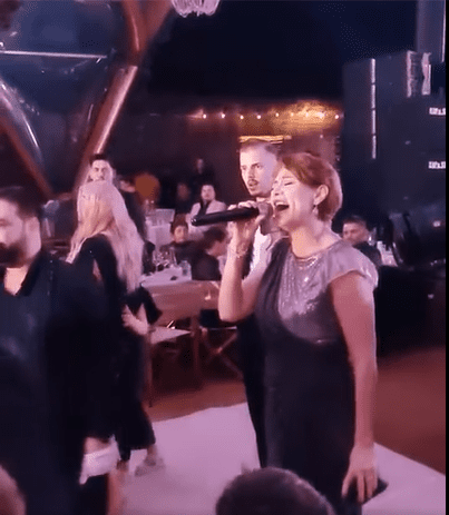 Adriana Antoni la nunta lui Florin Salam