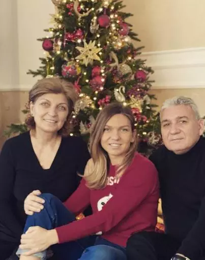 Simona Halep si familia