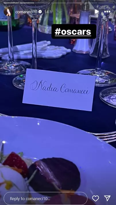 Nadia Comăneci la Premiile Oscar 2024