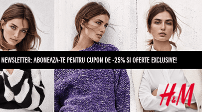 Reduceri si oferte exclusive la un click distanta, cu H&M!