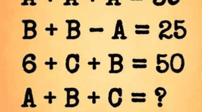 Test IQ! Doar geniile pot rezolva acest puzzle matematic în doar 10 secunde!