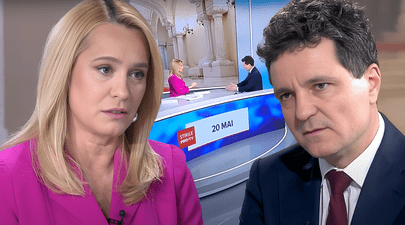Ce obiect avea Nicuşor Dan pe pupitrul din studio, în timpul interviului cu Andreea Esca. A stârnit valuri de reacţii pe internet