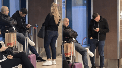 George Simion, împreună cu Vasile Puşcaş, poreclit „Regele gunoaielor”, pe aeroportul Otopeni, după înfrângere. Unde ar fi plecat liderul AUR