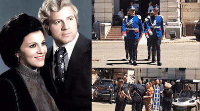 Ion Cernea, soţul Irinei Loghin, a fost înmormântat astăzi, la cimitirul Bellu, cu onoruri militare. Ce vedete au fost prezente la ceremonie