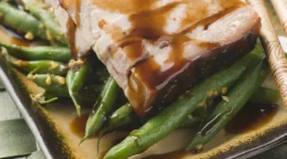 Porc cu sos teriyaki