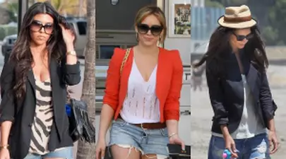 Blazer şi blugi scurţi, cea mai trendy ţinută a verii