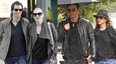 Noua modă la Hollywood: cuplurile se îmbracă la fel!