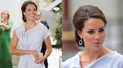 Ducesa Kate, superbă într-o rochie gri. Vezi cum arată!