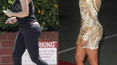 Fundul lui Kim Kardashian, cu şi fără lenjerie push-up