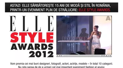 Mihaela Rădulescu, gazda evenimentului Elle Style Awards 2012