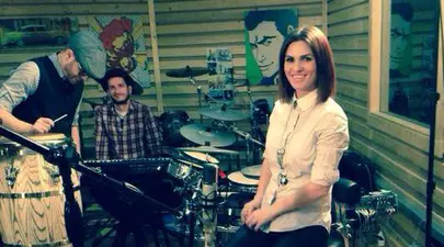 Ellie White schimbare de look în apropierea Crăciunului