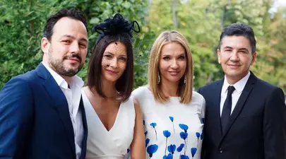 Andreea Berecleanu s-a căsătorit cu medicul Constantin Stan. Buchetul nașei a atras toate privirile