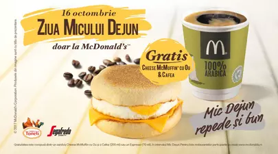 (P) McDonald’s face cinste de Ziua Micului Dejun