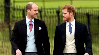 Primele fotografii cu Prințul Harry și Prințul William la nunta regală