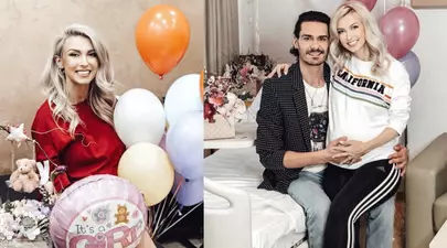 Prima imagine cu Andreea Bălan și fetița ei