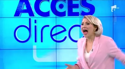 Mirela Vaida, atacată în direct, pe platoul de filmare, cu un pietroi