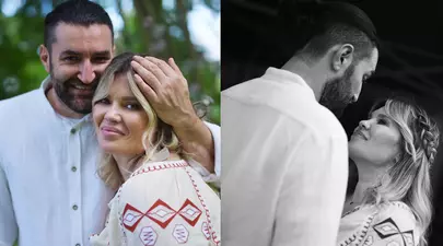 FOTO Gina Pistol și Smiley, în cea mai intimă ipostază la botezul fiicei lor. Cum au fost surprinși cei doi