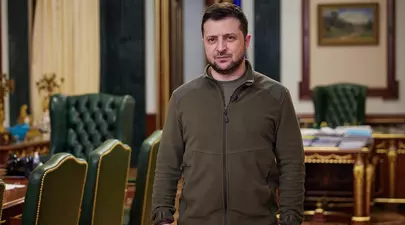 Mesajul lui Volodimir Zelenski la o lună de când a început războiul: ″Întâlniţi-vă în pieţe, pe străzi, arătaţi-vă şi faceţi-vă auziţi!”