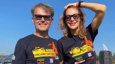 Soțul Roxanei Ciuhulescu s-a răsturnat cu mașina la Campionatul de Off Road