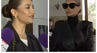 Bianca Drăgușanu și Claudia Pătrășcanu, în ținute identice la tribunal. Cât costă trench-ul negru purtat