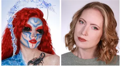 Transformări spectaculoase cu ajutorul machiajului. Make-up artist: „Arta nu este întotdeauna o pictură pe pânză”