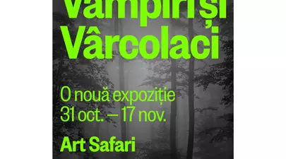 Vampirii și vârcolacii din arta românească, într-o nouă expoziție la Art Safari, în perioada 31 octombrie-17 noiembrie 2024
