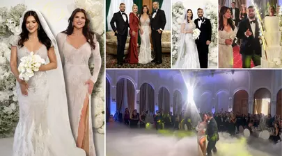 Imagini de la nunta anului dintre Monica Bîrlădeanu şi Valeriu Gheorghiţă. Cine a fost marele absent de la eveniment