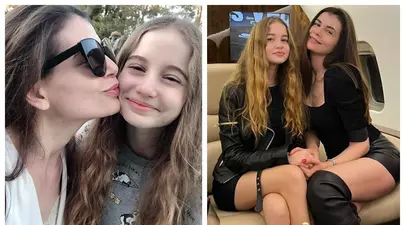 Irina Columbeanu, apariție elegantă, într-o rochie foarte decoltată la serbarea majoratului. Cum a fost fotografiată fiica Monicăi Gabor și a lui Irinel Columbeanu