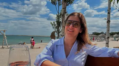 Amalia Enache, imagini rare cu tatăl fiicei sale, Claudiu Anghel. Cum s-au fotografiat cei trei / Foto