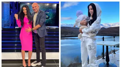 Daniela Crudu, surprinsă într-o ipostază adorabilă împreună cu ambii copii. Ce mari s-au făcut Daiana și Dominic!