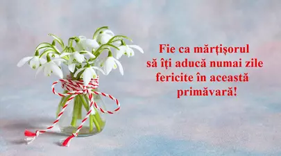 Mesaje de 1 Martie 2025 – cele mai frumoase urări de Mărțișor 
