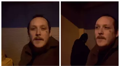 What’s Up, întâmplare inedită cu un livrator. De ce a decis bărbatul să îi mănânce mâncarea artistului, în fața casei lui