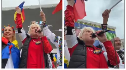 Silvia Dumitrescu, printre persoanele care au participat la manifestația de ziua lui Călin Georgescu. Artista a urcat pe scenă și a cântat „la mulți ani”