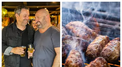 Sorin Bontea și Cătălin Scărlătescu, secrete pentru grătarul cu mici perfecți de 1 Mai. „Vă rog eu! Carnea e demențială!”