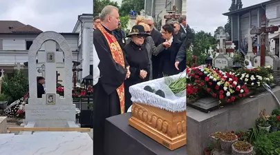 Imagini sfâșietoare de la înmormântarea lui Mircea Cîmpeanu, soțul Mariei Ciobanu. Fiul artistei, Ionuț Dolănescu, a organizat funeraliile